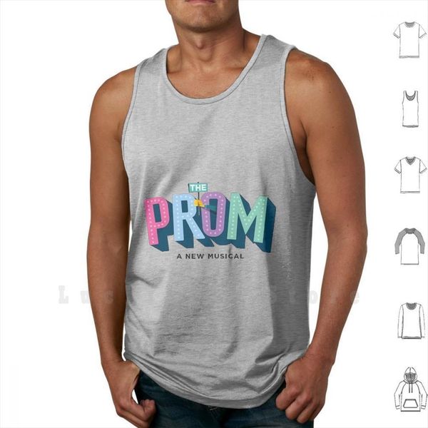 

the prom a musical tank vest 100% cotton ocarter broadway off, White;black