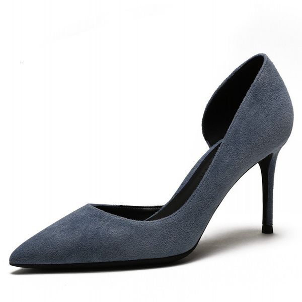 

sandals women's fashion high heels pumps summer suede leather shoes d'orsay & two-piece woman casual ladies n0041 w5wy, Black