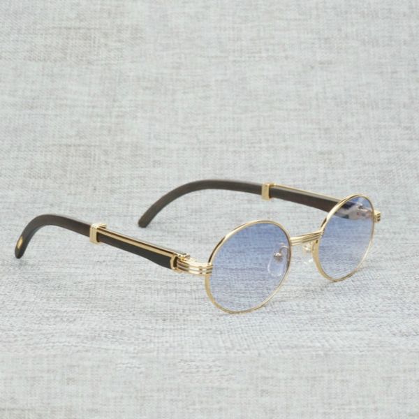 

70% off online store natural wooden sunglasses men black buffalo horn clear glasses women for club driving shades wood round gafas oculos go, White;black