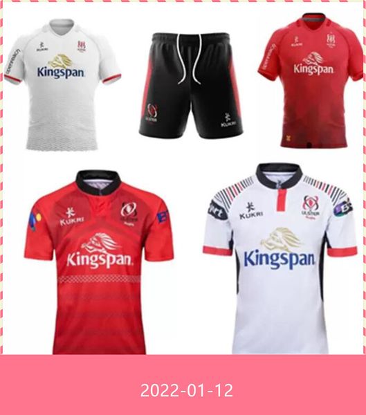 

2121 ulster home rugby jersey 20 21 training shorts size s-5xl, Black;gray