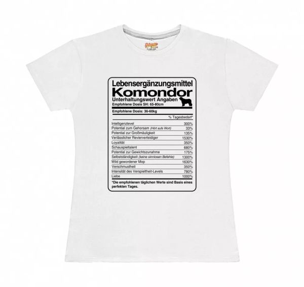 

t-shirt womens dose komondor life supplements by siviwonder, White;black