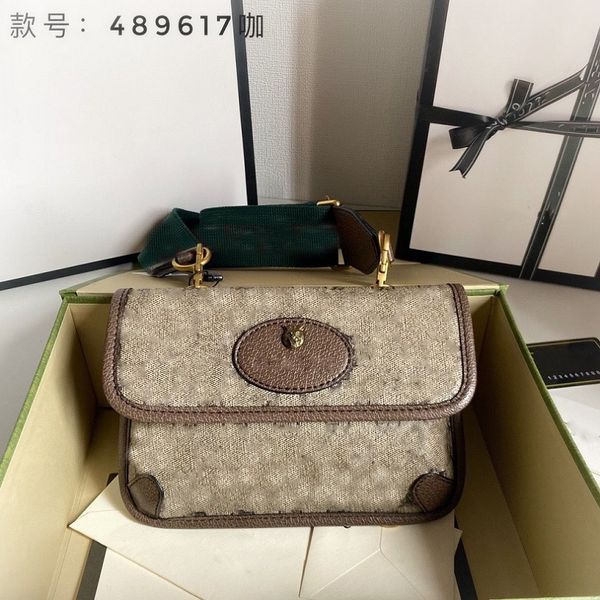 2023 Damen Designer Taschen Marke Mode Gürtel Messenger Umhängetasche Klassische Qualität Brieftasche Rückendesign für doppelte Tigerkopf Bagbelt Box Kostenloses Schiff