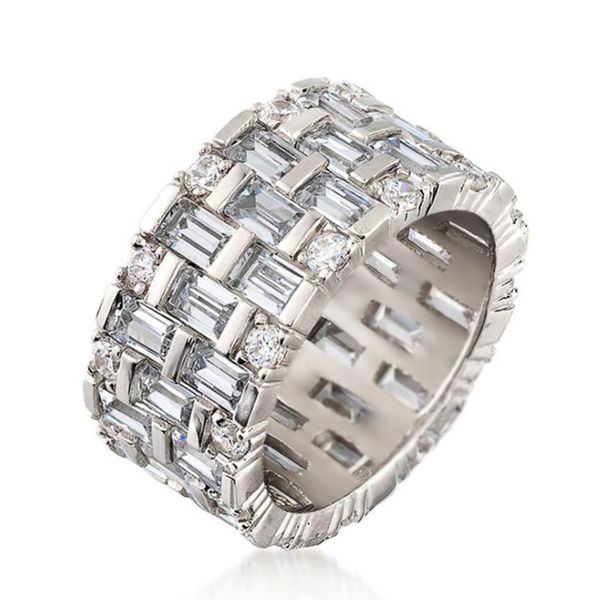 

wedding rings exquisite full circle zircon women geometric cz simple female statement jewelry gifts, Slivery;golden