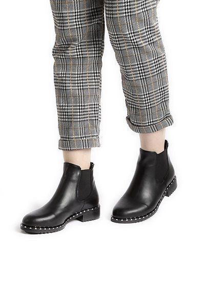 

boots women step-in wheel half soby11060005, Black