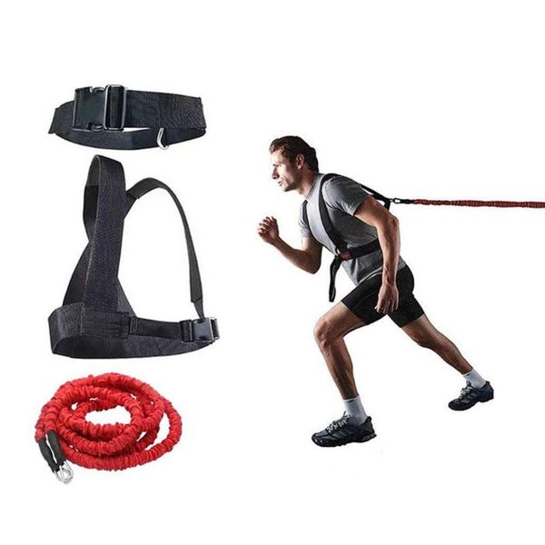 

resistance bands 1 set speed agility running training with harness belt athletic fitness outdoor strength equipment