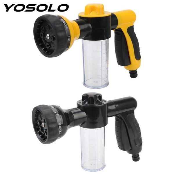

water gun & snow foam lance high pressure portable wash tools nozzle jet car washer sprayer 3 grades adjustable auto