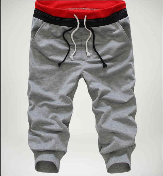 

shorts summer baggy style athletic mens jogger harem cotton sport blends shorts black gray plus size s-xxl, White;black
