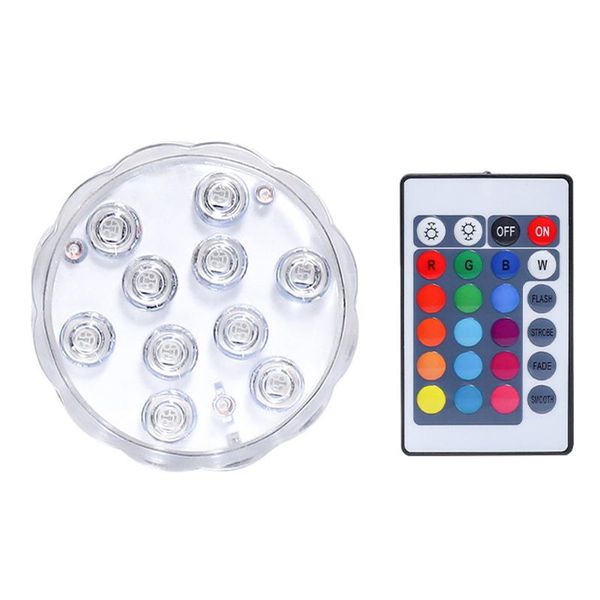 

party decoration ip68 waterproof multi color submersible led light underwater rgb night lamp wedding christmas