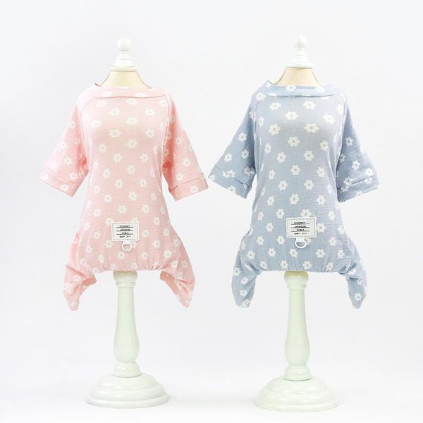 

dog spring/summer clothes shirt 100% cotton leisure printed bog apparel