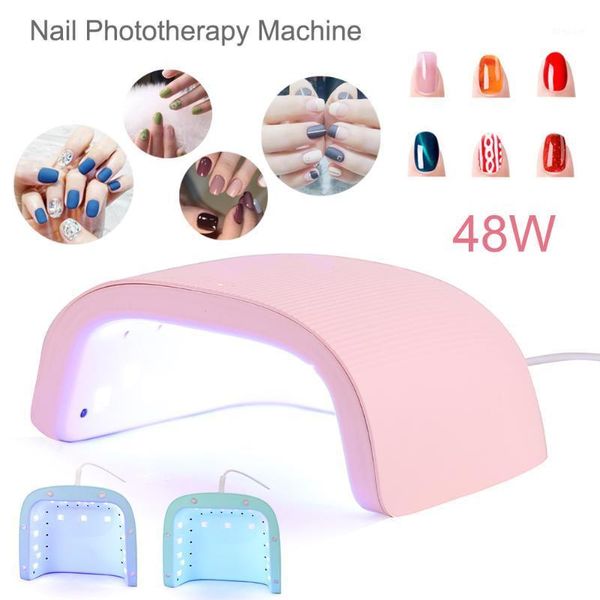 

timer uv led nail art lamp for manicure professional portable nails drying machine gel dual source tool1