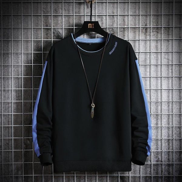 

men's hoodies & sweatshirts jumpers streetwear o-neck print men spring autumn long sleeve sweatshirt pullovers hoody dfvi, Black