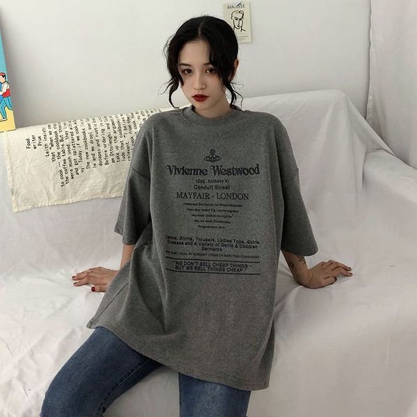 

2021 new korea harajuku female t-shirt fashion casual t shirt women clothing t-shirts letter print short sleeve & tees goth, Black