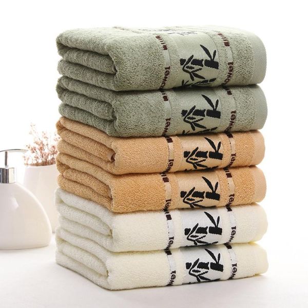 

towel 70*140cm bamboo fiber towels bathroom soft beach badlaken toalla