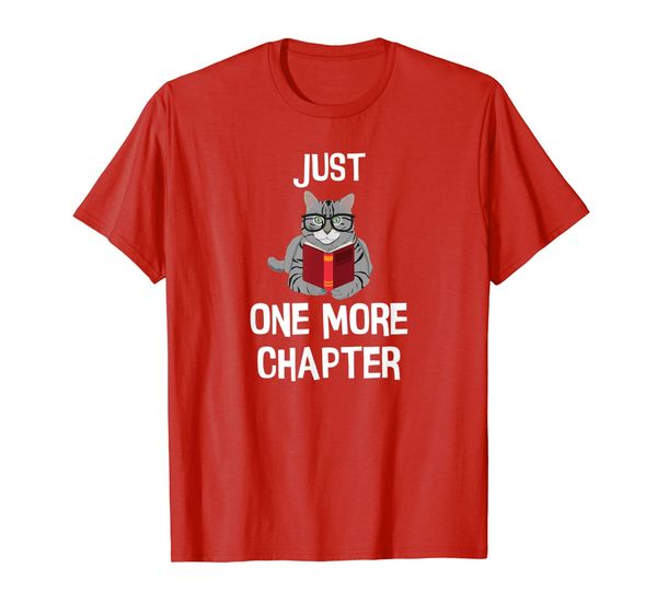 

cute reading tshirt just one more chapter tee, White;black