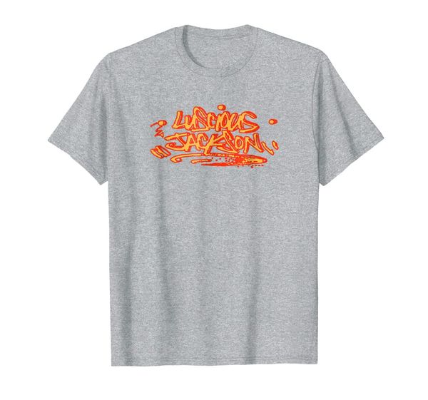 

luscious jackson tee shirts original artwork orange graffiti, White;black