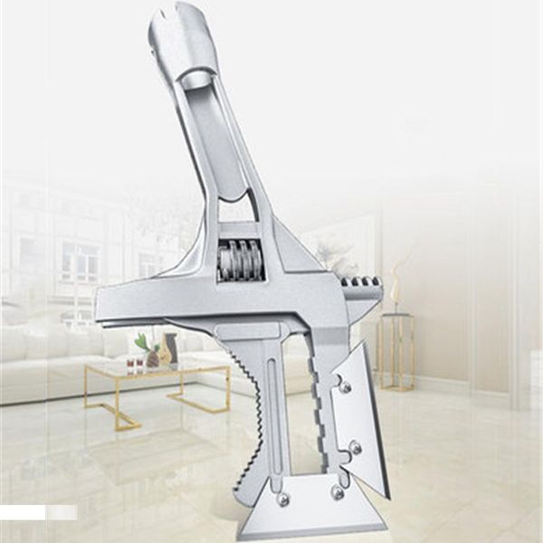 

hand tools multifunctional bathroom kitchen adjustable wrench with large opening, movable short-handled plumbing tool