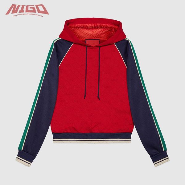 

men's wool & blends nigo 21ss g 520 special knitting hoodie #nigo15253, Black