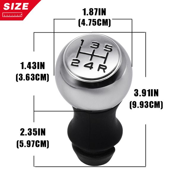 

gear shift knob for peugeot 106/1007/206/107/306/307/308/2008/301/3008/406/508/605/807 lever shifter handle stick replacement