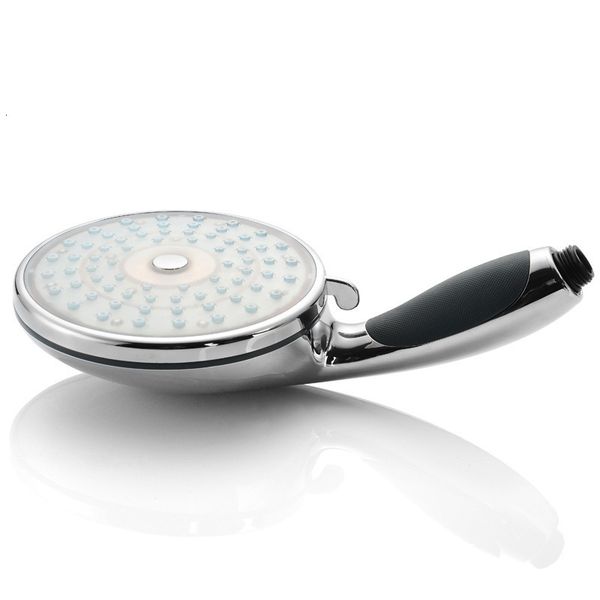 

led light shower hand-held colorful light-emitting water and electricity three function lotus head