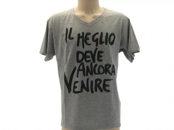 

t shirt only words man the is yet to come original grey, White;black