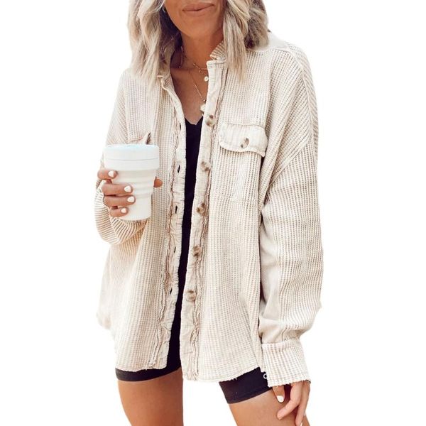 

women's jackets lapel pocket stitched irregular jacket coat, cotton keeps warm and soft for commuting leisure, Black;brown
