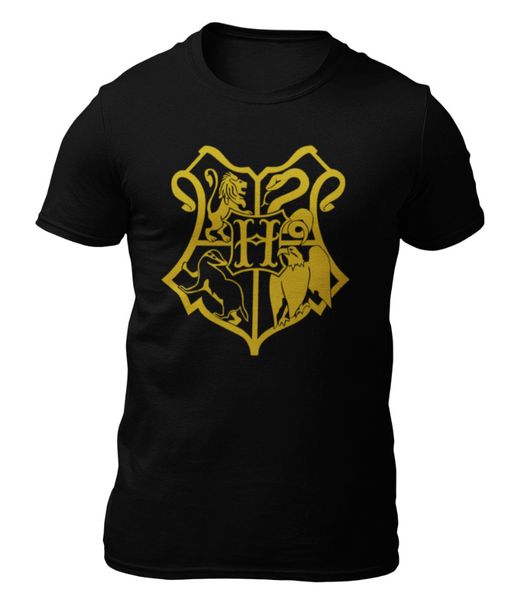 

T-shirt-Harry potter hogwarts-t-shirt -, White;black