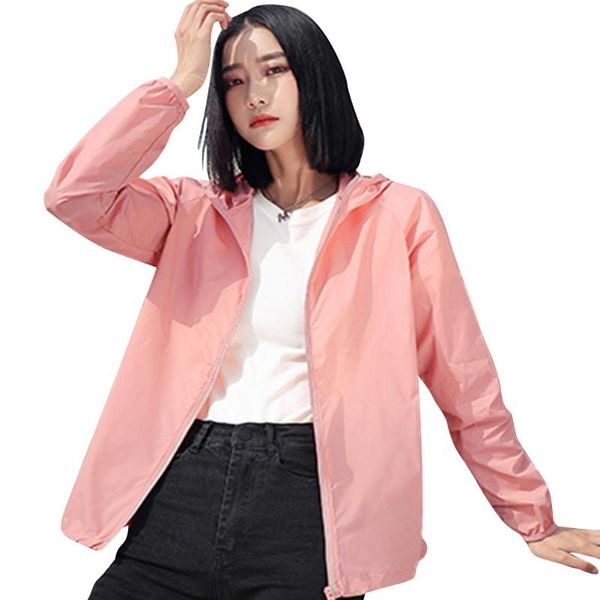 

women's jackets missky men women coat sun protection clothing summer outdoor uv skin windbreaker jacket female male, Black;brown