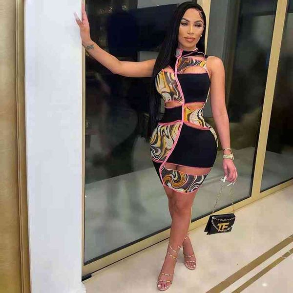 

women's jumpsuits & rompers summer party dress elegant vintage hollow cut out short bandage bodycon mini night club outfits, Black;white