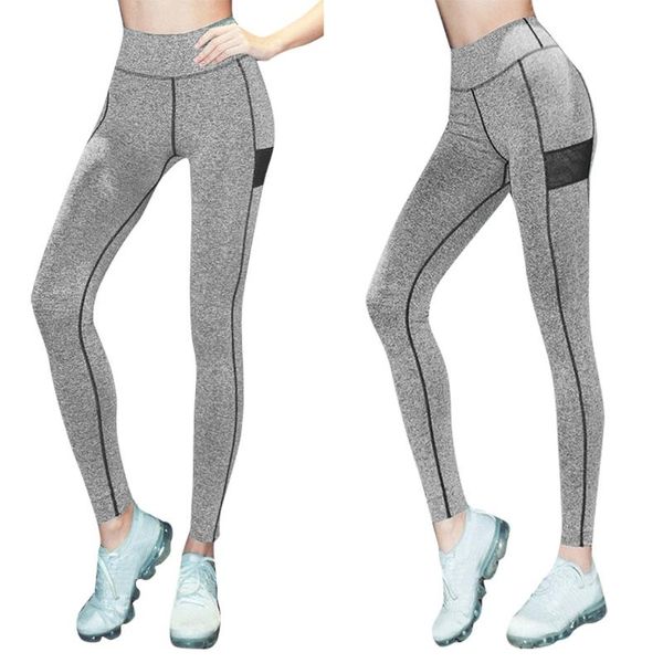 

yoga outfits 2021 women pants sports running sportswear stretchy fitness leggings seamless tummy control gym compression tights, White;red