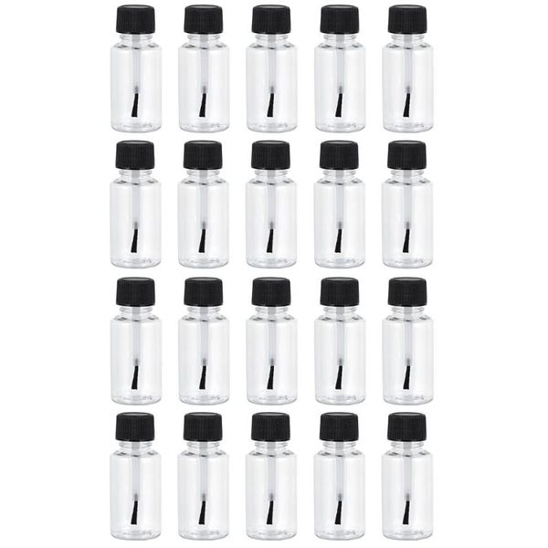 

storage bottles & jars 20pcs 20ml nail polish dispensers bottle empty refillable