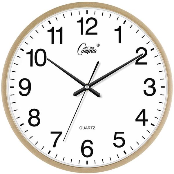 

creative simple wall clock fashion silent white modern digital round quartz small reloj pared home decoration eb5wc clocks