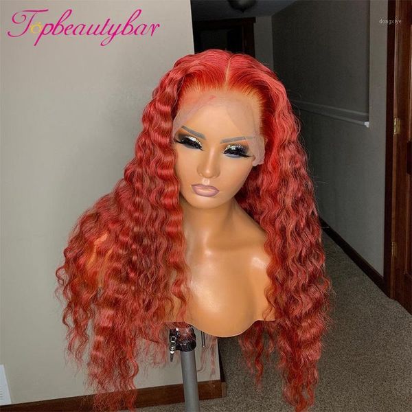 

transparent lace frontal brazilian human hair wigs curly burgundy front wig pre plucked bleached knots1, Black;brown