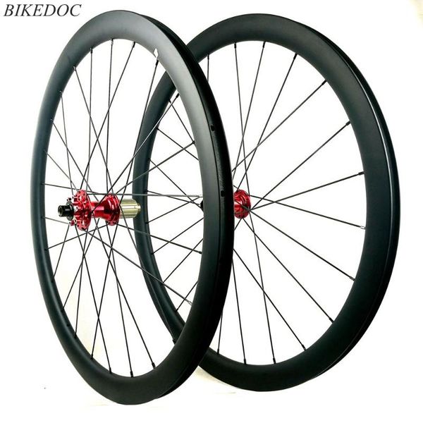 

bike wheels bikedoc carbon road disc wheel 700c bicycle red 771 772 hub