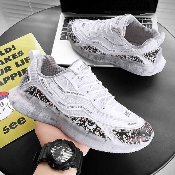 

2021 autumn men's sho korean low dad ins fashion popcorn sports casual