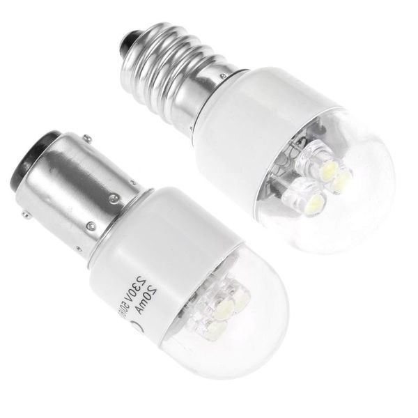 

190-250v 0.5w 47-63hz home household sewing machine bulb light bulbs lamp for singer juki pfaff janome brother ba15d, e14 notions & tools, Black