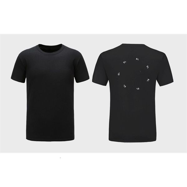 

spring and autumn tide brand pure cotton men's t-shirt with short sleeves comfortable and fashionable all-match272, White;black