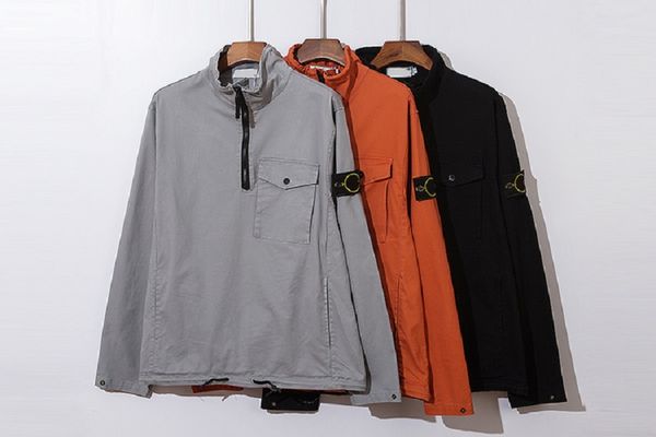 

toney designer man 1sland jackets mens coat badge embroidery hoodies sweatshirt windbreaker nylon jacket zipper cardigan island, Black;brown