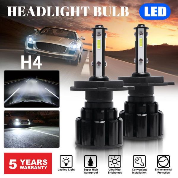 

car headlights accessory led h7 h4 h13 h8 h9 h11 9004 9005 9006 9007 auto 5202 9012 headlight bulbs 26w 8000lm 6500k for 9v to 32v 2pcs