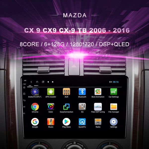 

car dvd for cx-9 (2006-2021) radio multimedia video player navigation gps android 10.0 double din