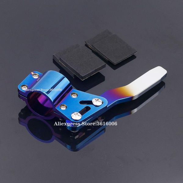 

shift knob burnt blue type aluminium car turn signal lever extender steering wheel rod position up kit