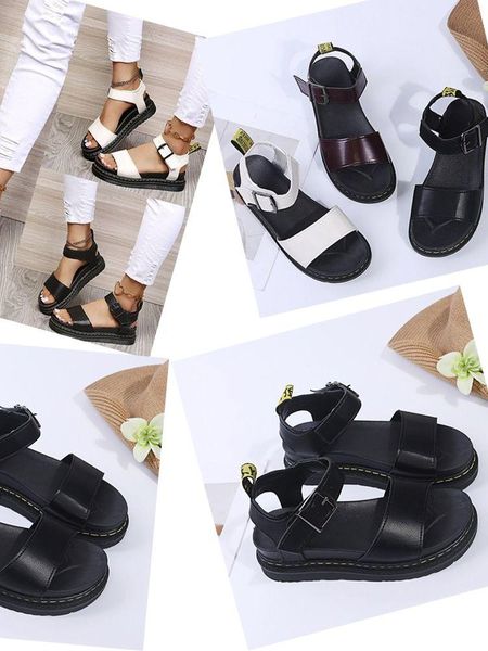 

sandals women's summer beach sandal fashion plain slide ladies pu slippers, Black