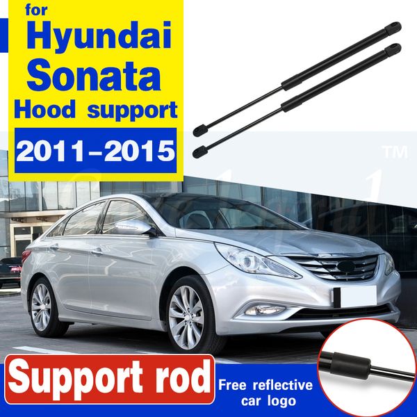 

2pcs front engine cover bonnet hood shock lift struts bar support arm gas spring for hyundai sonata 2011 2012 2013 2014 2015