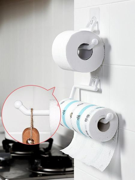 

hooks & rails kitchen paper holders sticker rack iron roll for bathroom toilet towel racks hangers home storage tissue shelf organizer