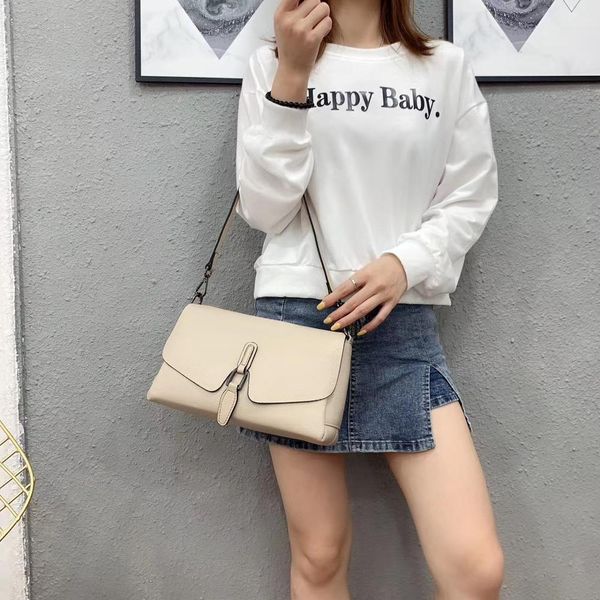 

designer bagscrossbody underarm bag double shoulder strap multi-purpose soft leather head layer cowhide multi-compartment zipper fashion new