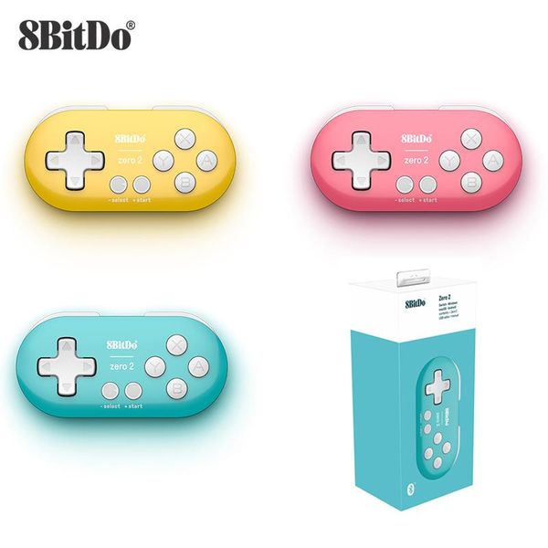 

game controllers & joysticks 8bitdo zero 2 bluetooth gamepad for switch windows android macos wireless controller ns