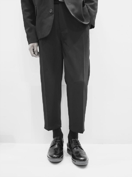 

men's pants casual straight spring and autumn black trend large size fashion loose personality