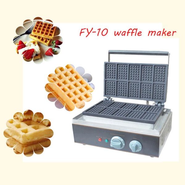 

bread makers 1pc fy-10 square for waffle maker grill cake oven/ machine/ten grid machine