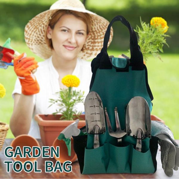

multi-pocket gardening tools storage organizer bag tote oxford cloth handbags multifunctional portable tool bags