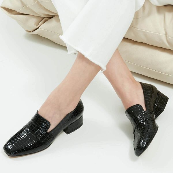 

dress shoes brand mio gusto maddy, brown-black dark blue powder color, high-quality women's shoes with short heels 3 cm, summer fz