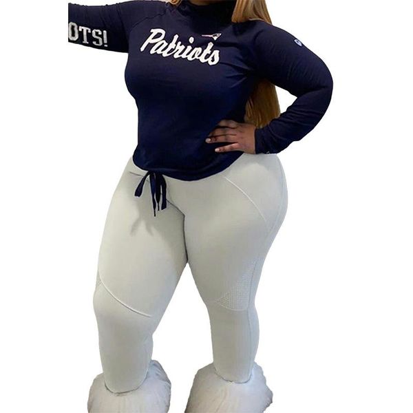

plus size tracksuits 2 piece set women letter print and pants two sets clothing fall 2021 conjuntos, Black
